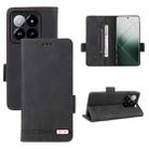 For Xiaomi 14T Pro Magnetic Clasp Leather Phone Case(Black) - 1