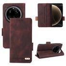For Xiaomi 15 Ultra Magnetic Clasp Leather Phone Case(Brown) - 1