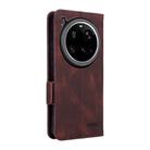 For Xiaomi 15 Ultra Magnetic Clasp Leather Phone Case(Brown) - 3