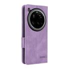 For Xiaomi 15 Ultra Magnetic Clasp Leather Phone Case(Purple) - 3