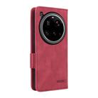 For Xiaomi 15 Ultra Magnetic Clasp Leather Phone Case(Red) - 3