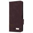 For Fujitsu Arrows F-51E We2 Plus Magnetic Clasp Leather Phone Case(Brown) - 2