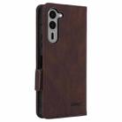 For Fujitsu Arrows F-51E We2 Plus Magnetic Clasp Leather Phone Case(Brown) - 3