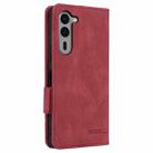 For Fujitsu Arrows F-51E We2 Plus Magnetic Clasp Leather Phone Case(Red) - 3