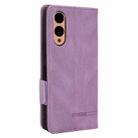 For Fujitsu Arrows F-52E We2 Plus Magnetic Clasp Leather Phone Case(Purple) - 3