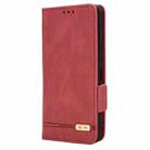 For Fujitsu Arrows F-52E We2 Plus Magnetic Clasp Leather Phone Case(Red) - 2