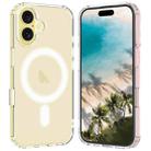 For iPhone 16 Plus MagSafe Clear Acrylic PC Hybrid TPU Phone Case(Transparent) - 2