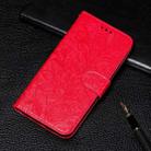 For vivo iQOO 12 Pro Lace Flower Embossing Flip Leather Phone Case(Red) - 2