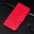 For vivo S17 Lace Flower Embossing Flip Leather Phone Case(Red) - 2