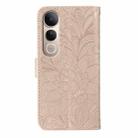 For vivo V50 Lite 5G Lace Flower Embossing Flip Leather Phone Case(Rose Gold) - 3