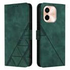 For vivo Y28 4G Crossbody 3D Embossed Flip Leather Phone Case(Green) - 2