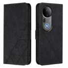 For vivo S20 Pro Crossbody 3D Embossed Flip Leather Phone Case(Black) - 2