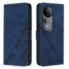 For vivo S20 Pro Crossbody 3D Embossed Flip Leather Phone Case(Blue) - 2