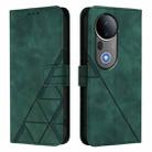 For vivo S20 Pro Crossbody 3D Embossed Flip Leather Phone Case(Green) - 2