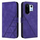 For vivo S30 Pro mini Crossbody 3D Embossed Flip Leather Phone Case(Purple) - 2