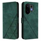 For vivo S30 Crossbody 3D Embossed Flip Leather Phone Case(Green) - 2