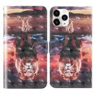 For iPhone 12 mini 3D Painting Colored Drawing Pattern Horizontal Flip TPU + PU Leather Case with Holder & Card Slots & Wallet & Lanyard(Dream Lion) - 1