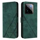 For Realme GT7 Pro 5G Crossbody 3D Embossed Flip Leather Phone Case(Green) - 2