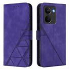 For Realme P3 Ultra 5G Global Crossbody 3D Embossed Flip Leather Phone Case(Purple) - 2