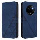 For Realme Narzo 80 Pro Crossbody 3D Embossed Flip Leather Phone Case(Blue) - 2