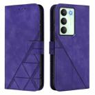 For Realme V70 5G / C75 5G Crossbody 3D Embossed Flip Leather Phone Case(Purple) - 2