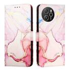 For Blackview Shark 8 PT003 Marble Pattern Flip Leather Phone Case(Rose Gold) - 2