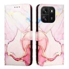 For Blackview Wave 6C PT003 Marble Pattern Flip Leather Phone Case(Rose Gold) - 2