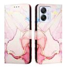 For Blackview Color 8 PT003 Marble Pattern Flip Leather Phone Case(Rose Gold) - 2