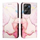 For Blackview Oscal Tiger 13 PT003 Marble Pattern Flip Leather Phone Case(Rose Gold) - 2