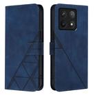 For Xiaomi 14T Pro Crossbody 3D Embossed Flip Leather Phone Case(Blue) - 2