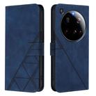 For Xiaomi 15 Ultra Crossbody 3D Embossed Flip Leather Phone Case(Blue) - 2