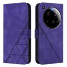 For Xiaomi 15 Ultra Crossbody 3D Embossed Flip Leather Phone Case(Purple) - 2