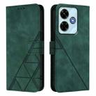 For Xiaomi Poco M6 4G / M6 Plus Crossbody 3D Embossed Flip Leather Phone Case(Green) - 2