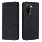 For Xiaomi Poco C71 4G Crossbody 3D Embossed Flip Leather Phone Case(Black) - 2