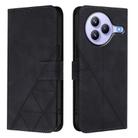 For Xiaomi Civi 5 Pro Crossbody 3D Embossed Flip Leather Phone Case(Black) - 2