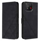 For Asus ROG Phone 8 Crossbody 3D Embossed Flip Leather Phone Case(Black) - 2