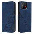 For Asus ROG Phone 8 Crossbody 3D Embossed Flip Leather Phone Case(Blue) - 2