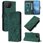 For Asus ROG Phone 8 Crossbody 3D Embossed Flip Leather Phone Case(Green) - 1