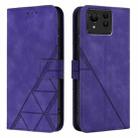 For Asus Zenfone 11 Ultra Crossbody 3D Embossed Flip Leather Phone Case(Purple) - 2