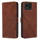 For Asus Zenfone 11 Ultra Crossbody 3D Embossed Flip Leather Phone Case(Brown) - 2