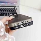 For iPhone 15 J3 Magsafe Frame Bracket Shockproof Phone Case(Black) - 3