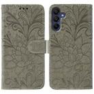 For Samsung Galaxy A16 4G / 5G / A26 5G Lace Flower Embossing Flip Leather Phone Case(Grey) - 1
