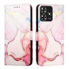 For ZTE Blade A73 4G PT003 Marble Pattern Flip Leather Phone Case(Rose Gold) - 2