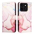 For ZTE Blade A35 / A55 PT003 Marble Pattern Flip Leather Phone Case(Rose Gold) - 3