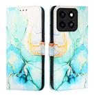 For ZTE Blade A35 / A55 PT003 Marble Pattern Flip Leather Phone Case(Green) - 3