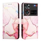 For ZTE nubia Z60 Ultra PT003 Marble Pattern Flip Leather Phone Case(Rose Gold) - 3