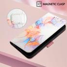 For ZTE nubia S 5G A403ZT PT003 Marble Pattern Flip Leather Phone Case(Galaxy Marble White) - 2