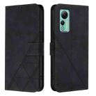 For Ulefone Note 14 Crossbody 3D Embossed Flip Leather Phone Case(Black) - 2