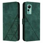 For Ulefone Note 14 Crossbody 3D Embossed Flip Leather Phone Case(Green) - 2