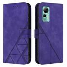 For Ulefone Note 14 Crossbody 3D Embossed Flip Leather Phone Case(Purple) - 2